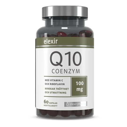 Elexir Pharma Coenzyme Q10 100 mg 60 kapslar