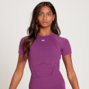 MP Women's Tempo Seamless Short Sleeve Crop Top - Lila - XL