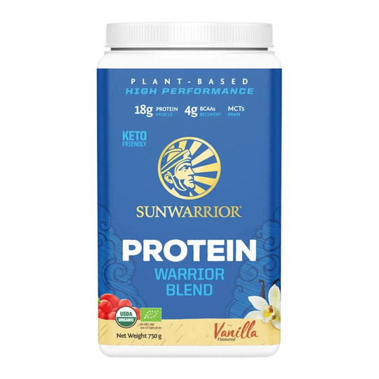 Sunwarrior Warriorblend Vanilj, 750 g ekologisk