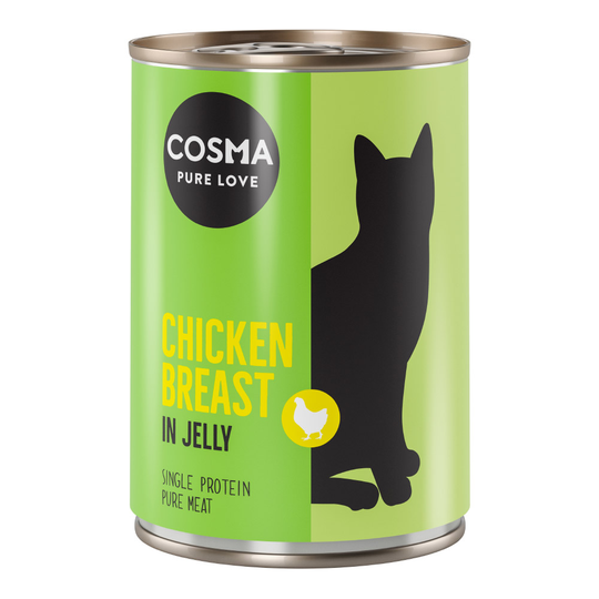 Cosma Original i gelé 6 x 400 g - Kycklingbröst
