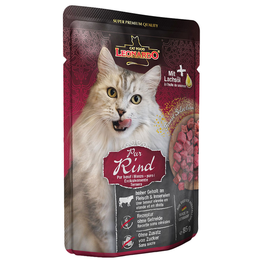 Leonardo Finest Selection Pouch 16 x 85 g Kitten Poultry