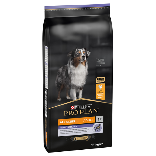 10 kg + 2 kg / 12 kg + 2 kg på köpet! 12 kg / 14 kg Pro Plan - All Size Adult Performance OPTIPOWER (14 kg)