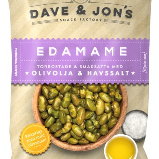 Dave & Jon´s Edamame Olivolja & Havssalt 100g