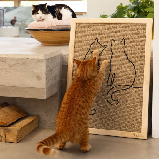 Designed by Lotte Klösbräda för katt Poezels 70x50x2 cm trä