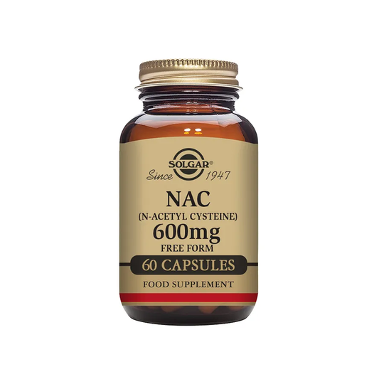 Solgar NAC N-Acetyl L-Cysteine 600 mg, 60 kapslar