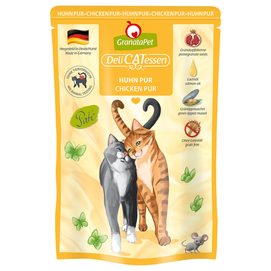 GranataPet DeliCatessen Pouch 12 x 85 g - Kyckling PUR