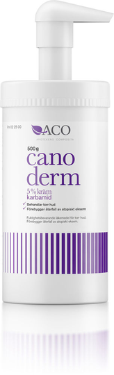 Canoderm® Kräm 5% Burk med pump, 500g