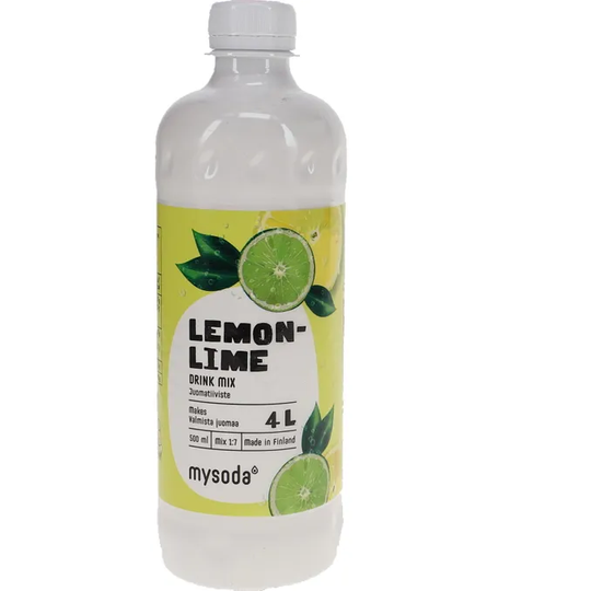 Mysoda Lemon-Lime Smakextrakt Saft Läsk 4L