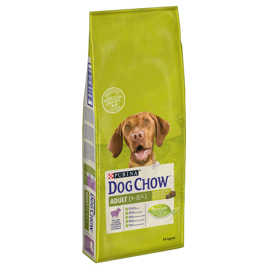 Ekonomipack: 2 x 14 kg Purina Dog Chow torrfoder - Adult Lamb & Rice (2 x 14 kg)