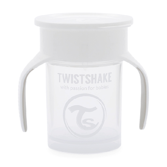 Twistshake 360 Cup White 6+m