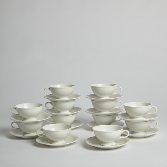 Vintage - SÅLD Kaffekoppar med Fat Hutschenreuther