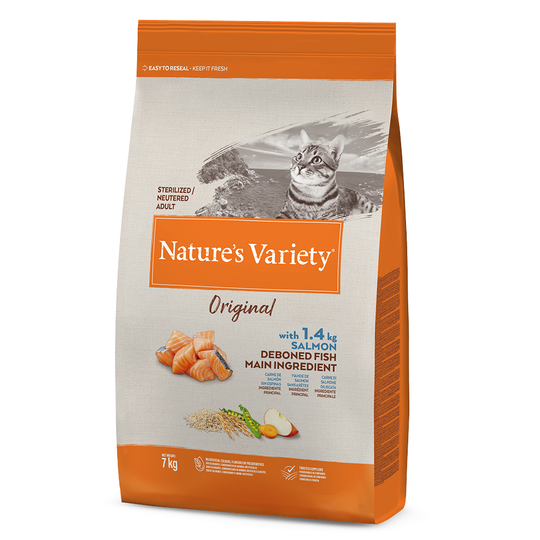 Nature's Variety Original Sterilised Salmon - Ekonomipack: 2 x 7 kg