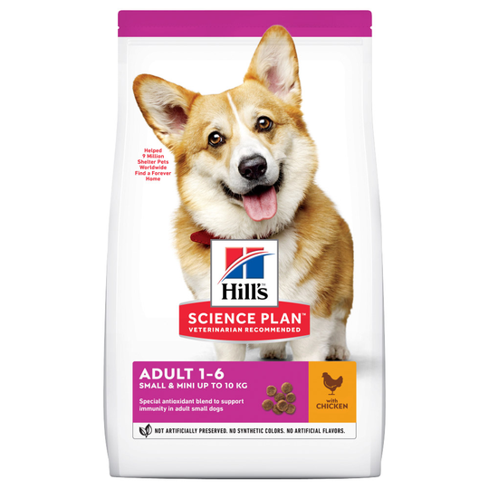 Hill's Science Plan Adult 1-6 Small & Mini Chicken 6 kg