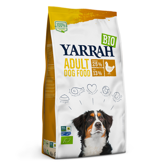 Yarrah Organic Adult med ekologisk kyckling - Ekonomipack: 2 x 10 kg