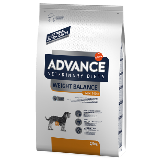 Advance Veterinary Diets Weight Balance Mini - Ekonomipack: 2 x 7,5 kg