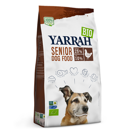 Yarrah Organic Senior med ekologisk kyckling - 2 kg