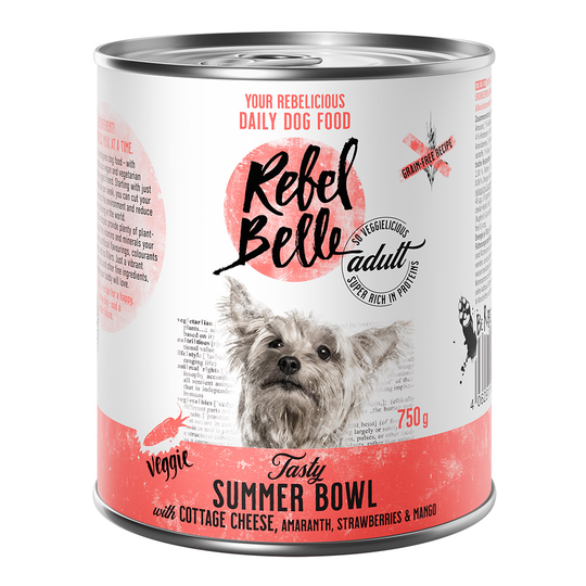 Rebel Belle Adult Tasty Summer Bowl - vegetariskt - 6 x 750 g