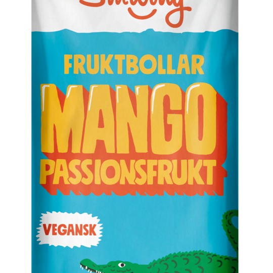 Smiling Fruktbollar Mango/Passionsfrukt 40 g