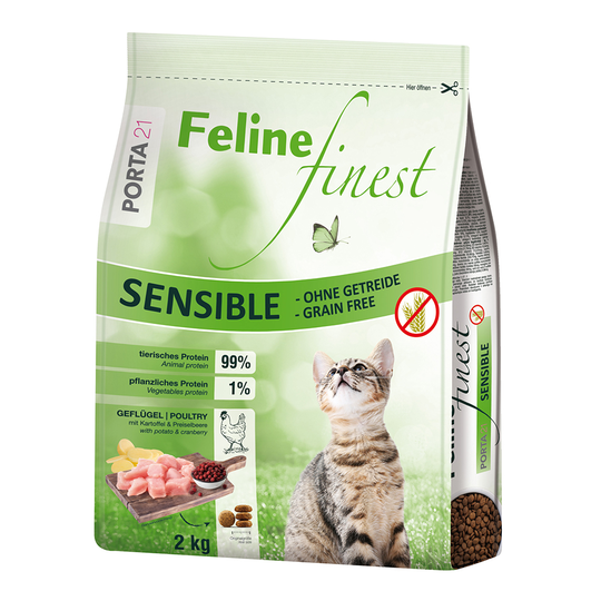 Porta 21 Feline Finest Sensible Grain Free - spannmålsfritt - 2 kg