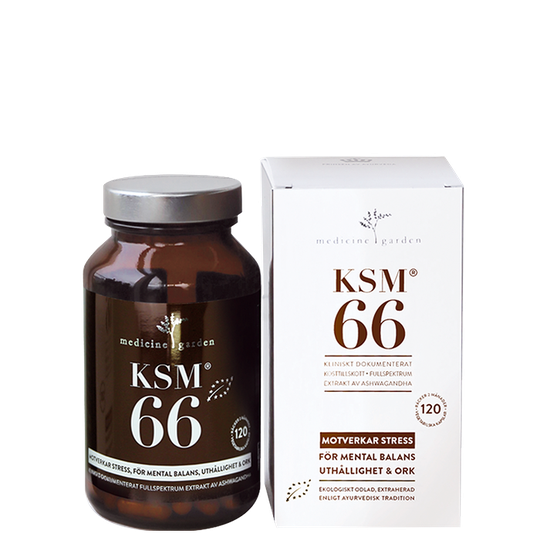 KSM66 Ashwagandha EKO, 120 kapslar