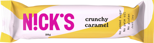 NICK'S Crunchy Caramel Chocolatebar 28g