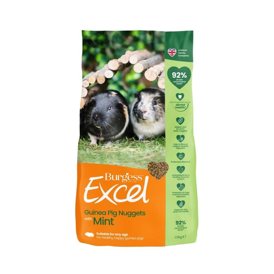Burgess Excel Guinea Pig Adult with Mint (3 kg)