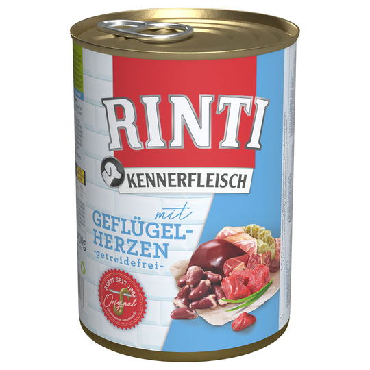 Ekonomipack: RINTI 24 x 400 g - Fågelhjärtan