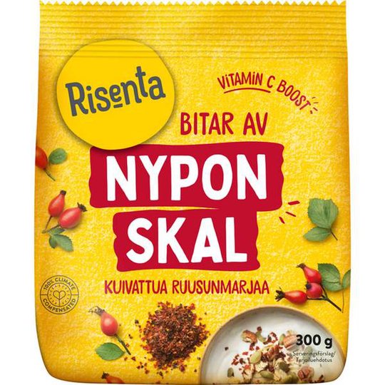 Risenta Nyponskal Bitar 300 g