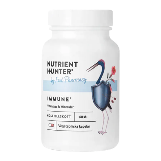 Nutrient Hunter Immune Kosttillskott, 60 kapslar
