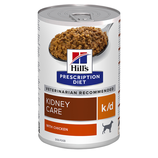 Hill's Prescription Diet k/d Kidney Care Chicken hundfoder - Ekonomipack: 48 x 370 g