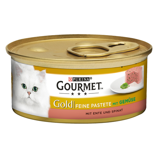 Gourmet Gold Fine Paté 12 x 85 g - Anka & spenat