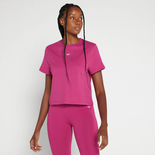 MP Women's Crop T-Shirt - Sangria/röd - XS