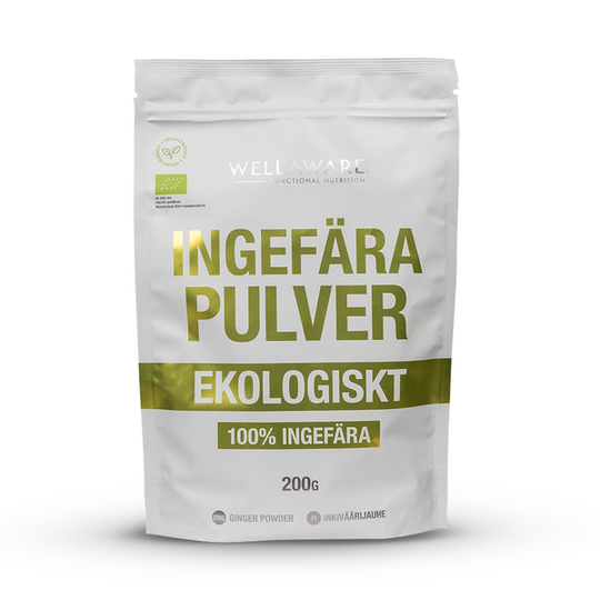 WellAware Wellaware Ekologiskt Ingefära 200 g