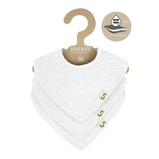 Stuckies Waterproof Bibs White