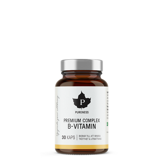 Premium Complex B-Vitamin, 30 kapslar
