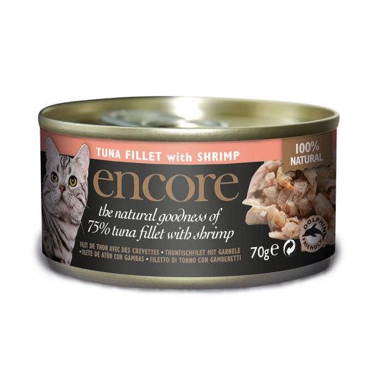 Encore Cat 16 x 70 g - Tonfisk med räkor