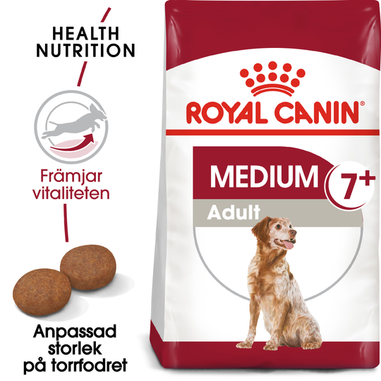 Royal Canin Medium Adult 7+ hundmat 15kg