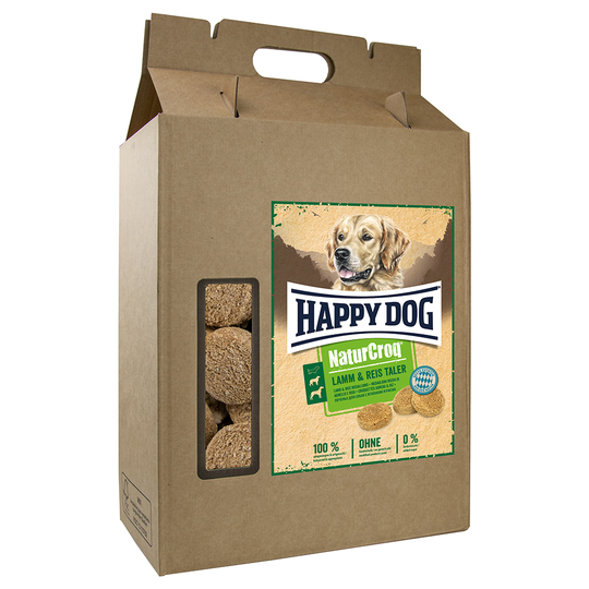 Happy Dog NaturCroq Taler Lamm & ris hundgodis - 2 x 5 kg