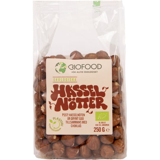 Biofood Hasselnötter 250g