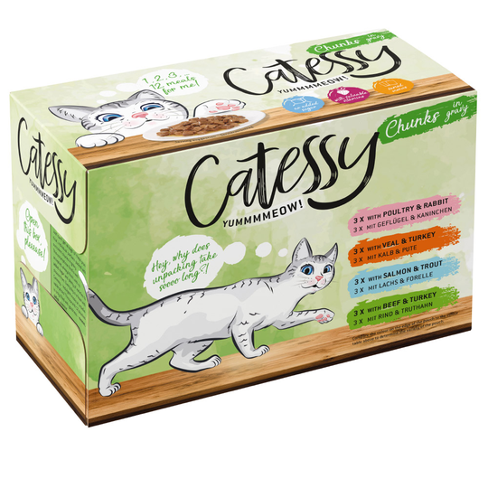 Catessy bitar i sås 96 x 100 g