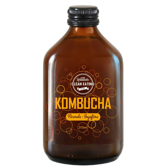 Clean Eating Kombucha Acerola & Ingefära 315 ml