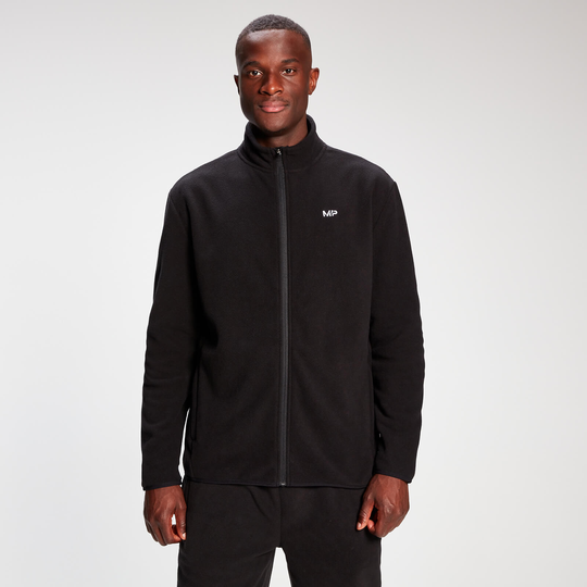 MP Men's Rest Day Zip Up Fleece - Svart - XXS