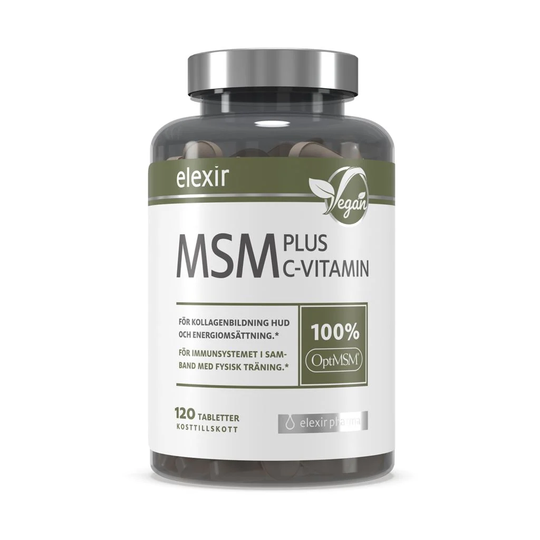 Elexir Pharma MSM + Vitamin-C 120 st