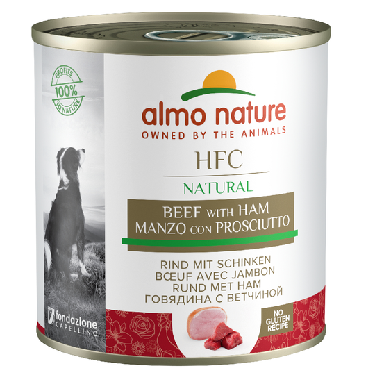 Ekonomipack: Almo Nature HFC 24 x 280 g / 290 g - Nötkött & skinka (290 g)