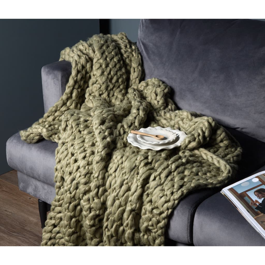 Venture Home Gardin Kate 170x130 cm polyester mossgrön