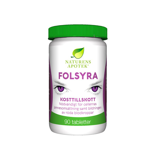 Naturens Apotek Folsyra, 90 tabletter