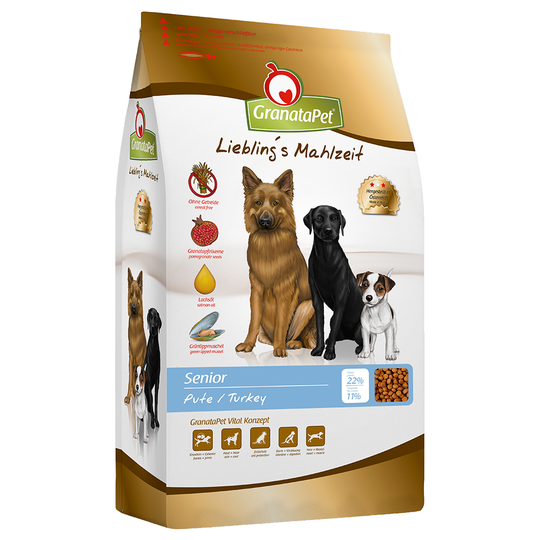 GranataPet Liebling's Mahlzeit Senior Kalkon - Ekonomipack: 2 x 10 kg