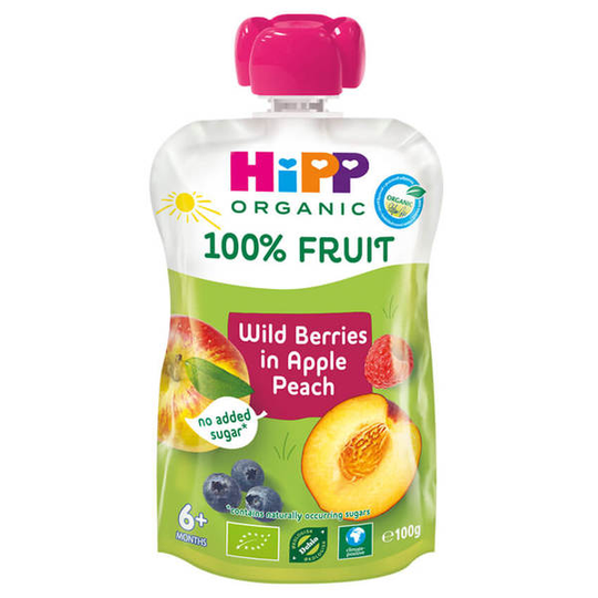 Hippis Äpple/Persika/Blåbär/Hallon 6m 100g