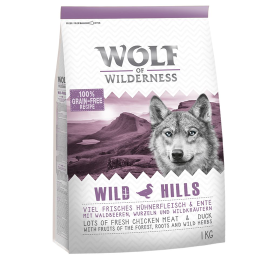 Wolf of Wilderness Wild Hills - Duck - 1 kg