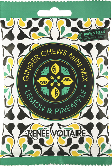 Renée Voltaire Ginger Chews Mini Mix Lemon & Pineapple 48 g